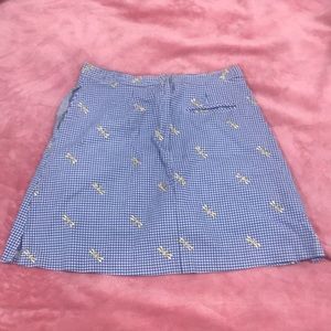 Preppy blue skirt